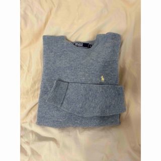 POLO RALPH LAUREN - 美品 Polo Ralph Lauren ラムウール セーター M ライトブルー