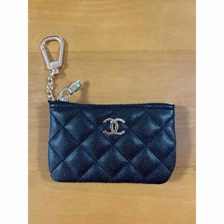 CHANEL - 新品　CHANELノベルティ　キャビアスキン　コインケース　ブラック