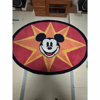 ディズニー(Disney)のミッキー柄　カーペット(カーペット)