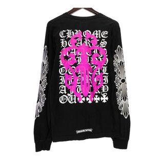 Chrome Hearts - クロムハーツ CHROME HEARTS 【 DAGGER EYE CHART L/S Tee 】 ダガー アイ チャート バック プリント ロングスリーブ カットソー　n8571
