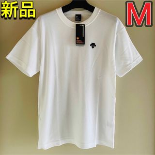 デサント(DESCENTE)の新品　デサント　半袖Tシャツ M 白　メンズ　レディース(Tシャツ/カットソー(半袖/袖なし))