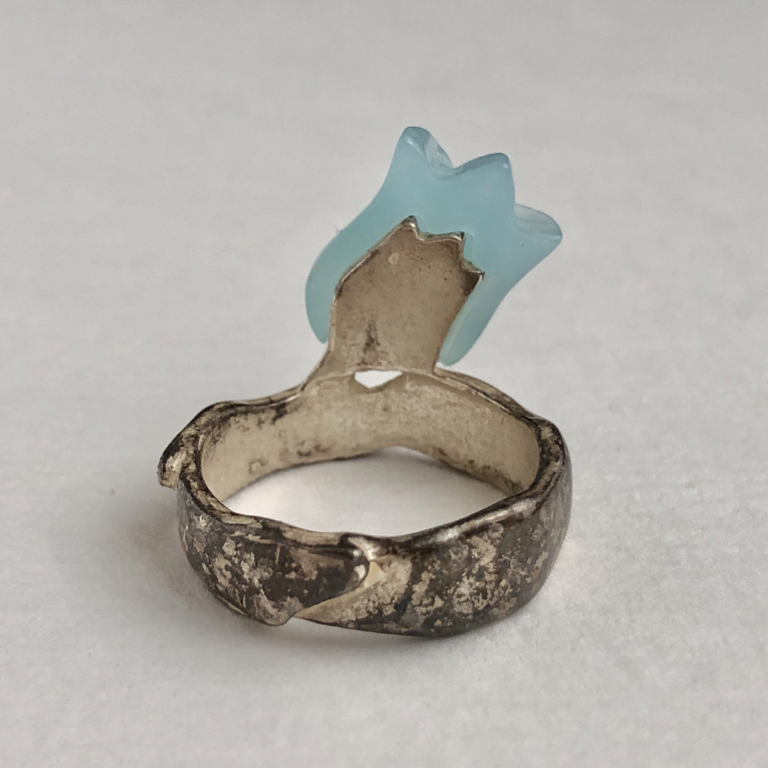 JaneMarple(ジェーンマープル)のJane Marple チューリップリング 約10号 ブルー系 指輪 レディースのアクセサリー(リング(指輪))の商品写真