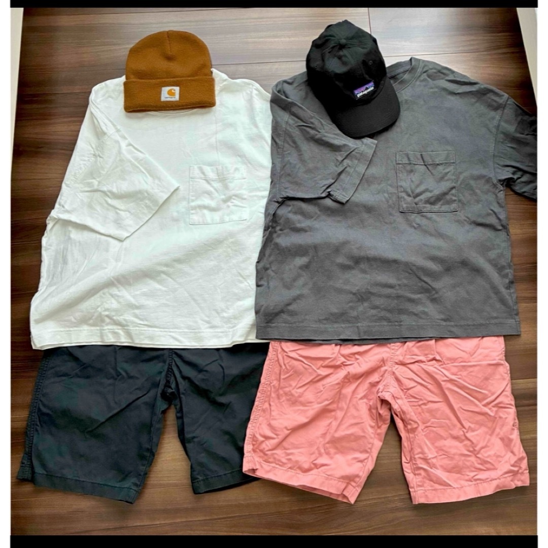 GU(ジーユー)の160㎝　Tシャツ　セット キッズ/ベビー/マタニティのキッズ服男の子用(90cm~)(Tシャツ/カットソー)の商品写真