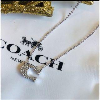 COACH - COACHロゴCシルバーネックレス