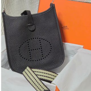 HERMES - 未使用　HERMES エルメス　W刻印　エヴリンtpm　16 プリュノワール