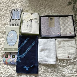 イマバリタオル(今治タオル)の新品　未使用　ブランド　今治　アシックス　ポロ　フェイスタオル　ハンドタオル(タオル/バス用品)