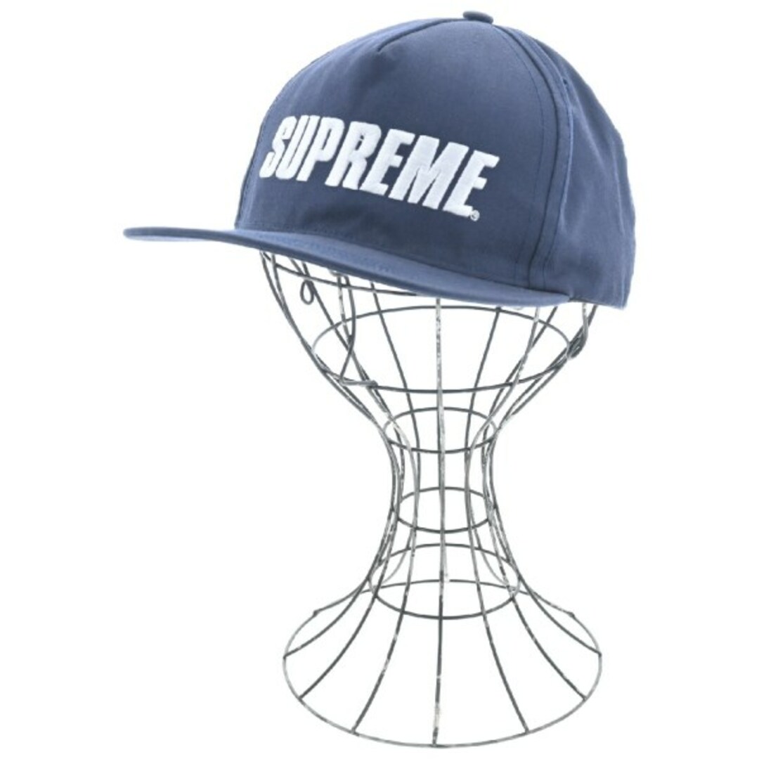 Supreme(シュプリーム)のSupreme シュプリーム キャップ - 紺 【古着】【中古】 メンズの帽子(キャップ)の商品写真
