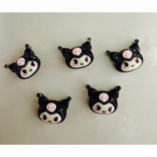 サンリオ(サンリオ)のネイルパーツ クロミ クロミちゃん  ほっぺたピンク色 5パーツ(デコパーツ)