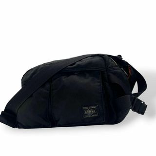 ポーター(PORTER)のポーター　ショルダーバッグ　黒　タンカー　ボディバッグ　PORTER　s88(ウエストポーチ)