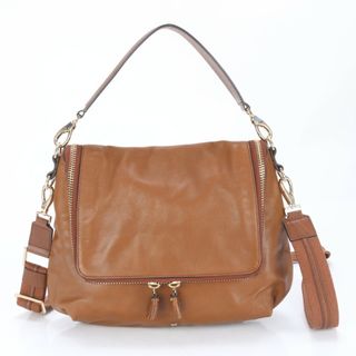 ANYA HINDMARCH - 美品 アニヤ・ハインドマーチ マキシ ジップ サッチェル レザー 2WAY ショルダーバッグ 斜め掛け ハンド レディース MME CB11-8