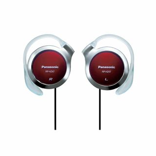 Panasonic クリップヘッドホン レッド RP-HZ47-R