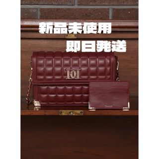 ダーリッチ(Darich)のDarich♡新品チョコレートキルトバッグ＆レザーカードケース(ショルダーバッグ)
