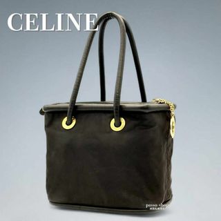 セリーヌ(CELINE)の正規品✨セリーヌ トートバッグ ハンドバッグ オールドセリーヌ 旧ロゴ サークル(ハンドバッグ)