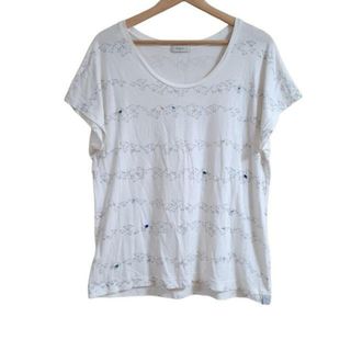 ポールスミス(Paul Smith)のPaulSmith(ポールスミス) 半袖Tシャツ サイズM レディース - 白×黒×マルチ クルーネック(Tシャツ(半袖/袖なし))