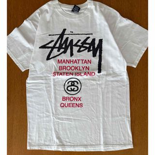 STUSSY - レア STUSSY ステューシー 半袖 Tシャツ ホワイト M ワールドツアー
