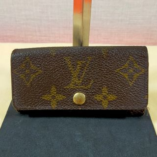 ルイヴィトン(LOUIS VUITTON)の【美品】ルイヴィトン LOUIS VUITTON キーケース モノグラム 茶色(キーケース)