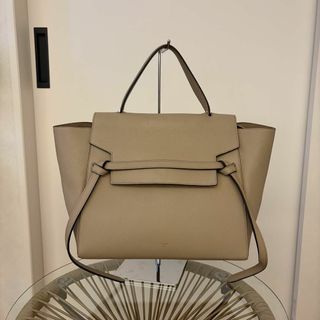 セリーヌ(CELINE)のCELINE ベルトバッグ ミニ ハンドバッグ　ベージュ(ハンドバッグ)