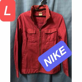 ナイキ(NIKE)の【必見！】ナイキ　NIKE レディース　ジャケット　シングルライダースタイプ　L(ブルゾン)