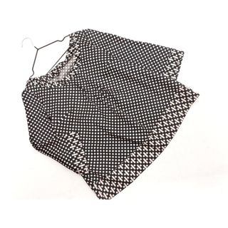 インディヴィ(INDIVI)のINDIVI インディヴィ 総柄 プルオーバー ブラウス シャツ size9/黒ｘベージュ ■◇ レディース(シャツ/ブラウス(長袖/七分))
