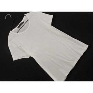 ラルフローレン(Ralph Lauren)のRalph Lauren ラルフローレン 無地 カットソー sizeM/白 ■◆ レディース(カットソー(半袖/袖なし))