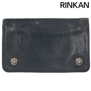 Chrome Hearts - クロムハーツ  1ZIP/1ジップ クロスボタンレザーウォレット財布 メンズ