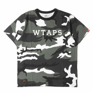 ダブルタップス(W)taps)のWTAPS ダブルタップス Tシャツ サイズ:M /ブランドロゴ アーバンカモ リンガー Tシャツ (RINGER SS) / アーバンカモ 迷彩 / トップス カットソー 半袖【メンズ】(Tシャツ/カットソー(半袖/袖なし))