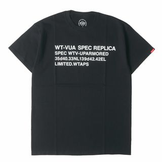 ダブルタップス(W)taps)の【新品】WTAPS ダブルタップス Tシャツ サイズ:M / ミルスペックロゴ クルーネック Tシャツ (HOME SIGN 02) / ブラック 黒 / トップス カットソー 半袖【メンズ】(Tシャツ/カットソー(半袖/袖なし))