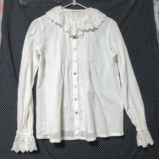 ジェーンマープル(JaneMarple)の❇️Jane Marple 長袖レース襟ブラウス(シャツ/ブラウス(長袖/七分))