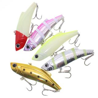 ルアーセット 90mm 22g バイブレーション グロー系カラー 5個セット 