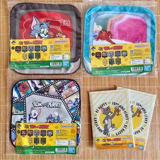 バンダイ(BANDAI)の新品トムとジェリー　5点セット　ノート2冊&タオル3枚　一番くじ　80周年(タオル)