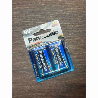 パナソニック(Panasonic)の未使用Panasonic Evolta Neo 9V電池 2本入り(バッテリー/充電器)