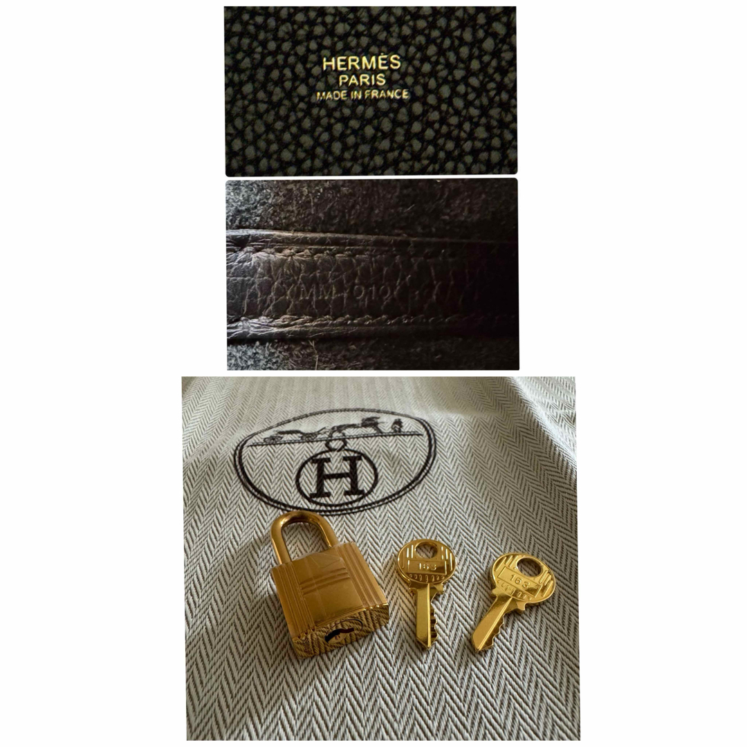 HERMES(エルメス)の【新品同様】エルメスピコタンロック PM ノワール ゴールド金具 レディースのバッグ(ハンドバッグ)の商品写真