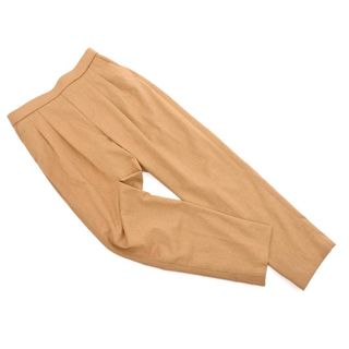 グローバルワーク(GLOBAL WORK)のGLOBAL WORK グローバルワーク タック テーパード パンツ sizeM/茶 ■■ レディース(その他)