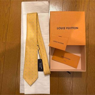LOUIS VUITTON - LOUIS VUITTON ネクタイ モノグラム柄 イエロー系