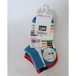 リー(Lee)の《新品未使用》Lee キッズ靴下 3足セット 15-20cm ソックス(靴下/タイツ)