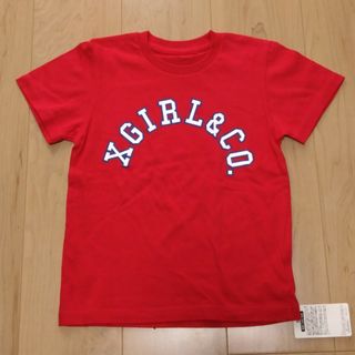 エックスガール(X-girl)の未使用☆X-girl first stage☆半袖カットソーTシャツ☆120cm(Tシャツ/カットソー)