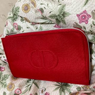 Dior - DIORノベルティ🎀ポーチ赤🎀週末値下げ