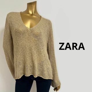 ザラ(ZARA)の【4287】ZARA KNIT フレア ニット トップス M(その他)