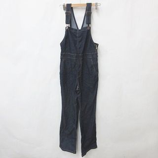 ジーユー(GU)のジーユー GU サロペット オーバーオール デニム ストレッチ ブルー M(サロペット/オーバーオール)