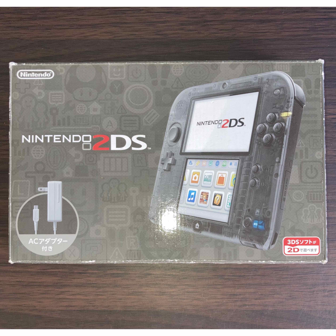 クリアブラック ニンテンドー2DS 本体 エンタメ/ホビーのゲームソフト/ゲーム機本体(携帯用ゲーム機本体)の商品写真