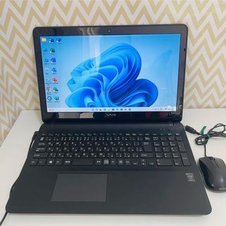 ソニー(SONY)のT239 SONYVAIOノートパソコンWebカメラSSD高速Windows11(ノートPC)