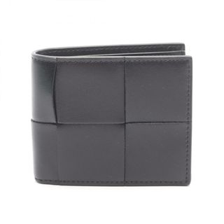 ボッテガヴェネタ(BOTTEGA VENETA)のボッテガヴェネタ BOTTEGA VENETA カセット 札入れ 財布 レザー メンズ レディース ブラック系 743004VBWD28803 【新品】(財布)