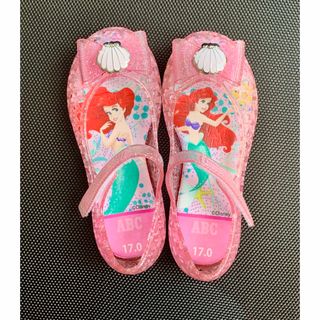 Disney - ディズニーキラキラサンダル⭐︎アリエル17cm