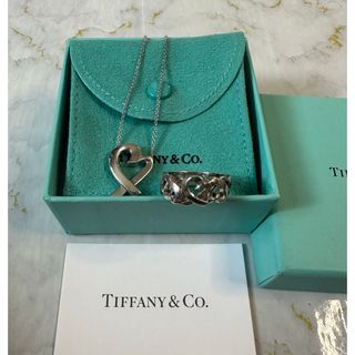 Tiffany & Co. - Tiffany&Co. ラビングハート ネックレス&リングセット