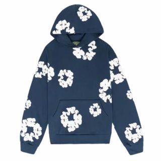 レディメイド(READYMADE)の正規品 新品 denim tears ネイビーL パーカー クロムハーツ(パーカー)