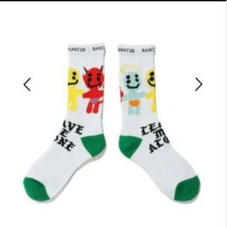 レディメイド(READYMADE)のSAINT MICHAEL CP_SOCKS / LMA / WHITE(ソックス)