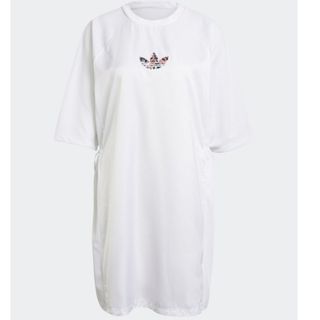 アディダス(adidas)のadidasオリジナルス刺繍半袖ワンピース(ミニワンピース)