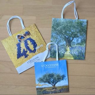 ロクシタン(L'OCCITANE)のロクシタン ショップ袋3点(ショップ袋)