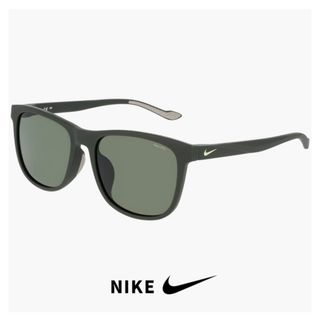 ナイキ(NIKE)の【新品】 ナイキ サングラス TEMPER SWAY LB if1010 355 NIKE メンズ レディース ユニセックス モデル キャンプ アウトドア ゴルフ ランニング uvカット スクエア ウェリントン型 スポーツサングラス タウンユース マットセコイア/グリーン(サングラス/メガネ)