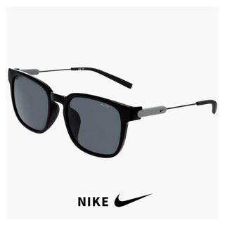 ナイキ(NIKE)の【新品】 ナイキ サングラス if1019 010 ESSENCE FLOW LB NIKE メンズ レディース ユニセックス モデル キャンプ アウトドア アウトドア キャンプ ゴルフ ウォーキング uvカット スポーツサングラス タウンユース ブラック/グレー(サングラス/メガネ)